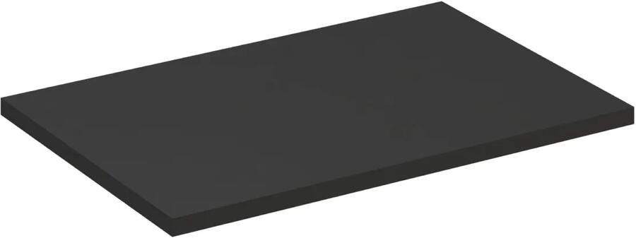 Comad Talia Casella wastafel toppaneel 80cm zwart eiken