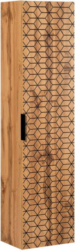 Comad Diamond Wotan kolomkast 35x25x140cm eiken