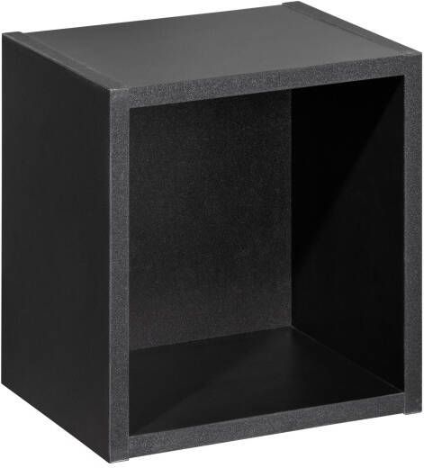 Comad Nova Black kleine open kast 25x20x28cm zwart