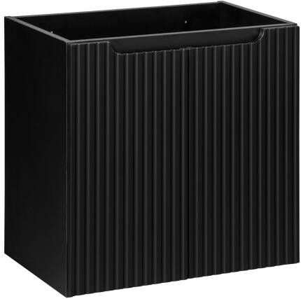 Comad Nova Black onderkast met 2 deuren 60x40x60cm zwart