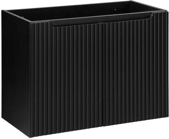 Comad Nova Black onderkast met 2 deuren 80x40x60cm zwart