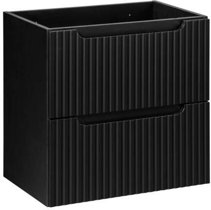 Comad Nova Black onderkast met 2 lades 60x40x60cm zwart