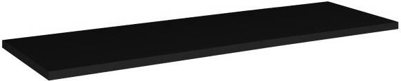 Comad Nova Black wastafel toppaneel 120cm zwart
