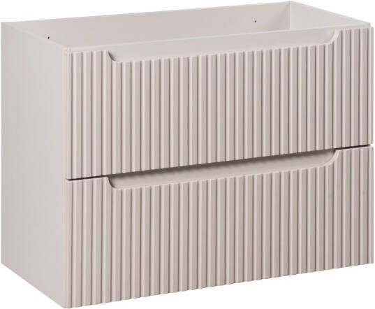 Comad Nova Cashmere onderkast met 2 lades 80x40x60cm taupe