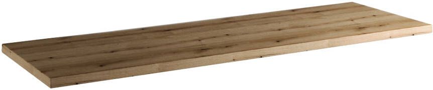 Comad Nova Oak wastafel toppaneel 120cm eiken