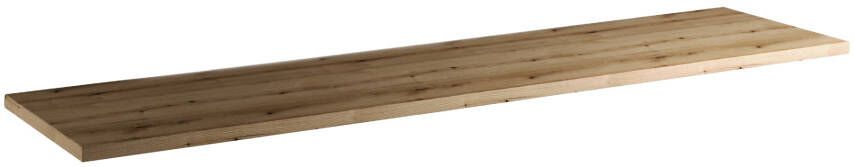Comad Nova Oak wastafel toppaneel 160cm eiken
