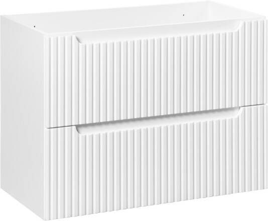 Comad Nova White onderkast met 2 lades 80x40x60cm wit