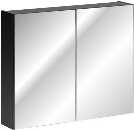 Comad Santa Fe Black spiegelkast 80cm