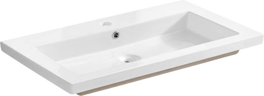 Comad Spirit keramische wastafel 101x46cm wit glans