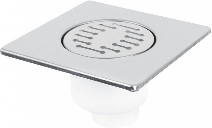 Differnz Basic Doucheput onderuitlaat mat 15 x 15 cm 33.010.76