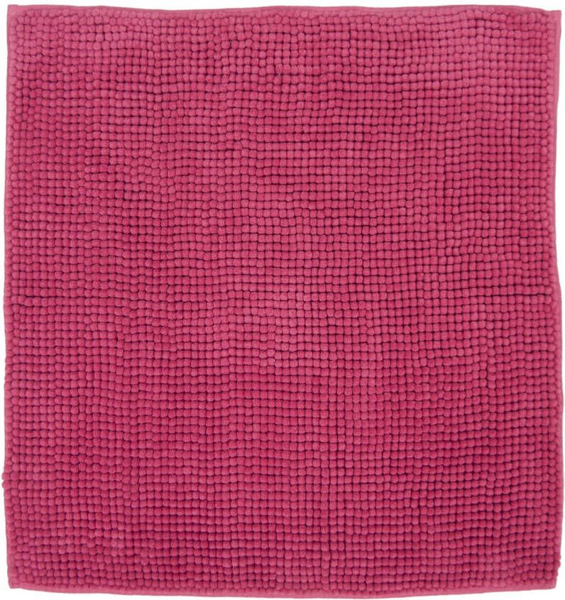 Differnz Badmat Candore Antislip 60x60 cm Microfiber Fuchsia