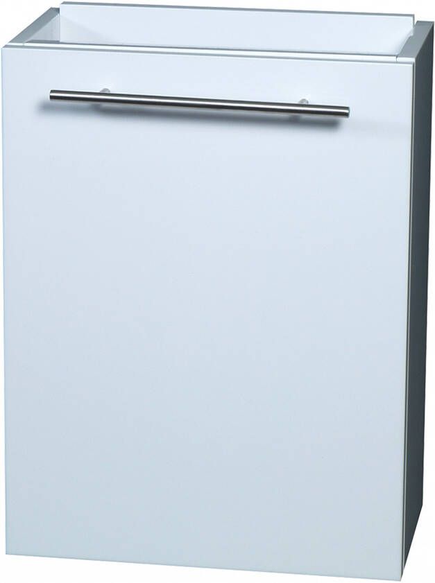 Differnz Force fonteinkast 39.5x52x22cm 1 deur met softclose MDF Wit 36.009.28