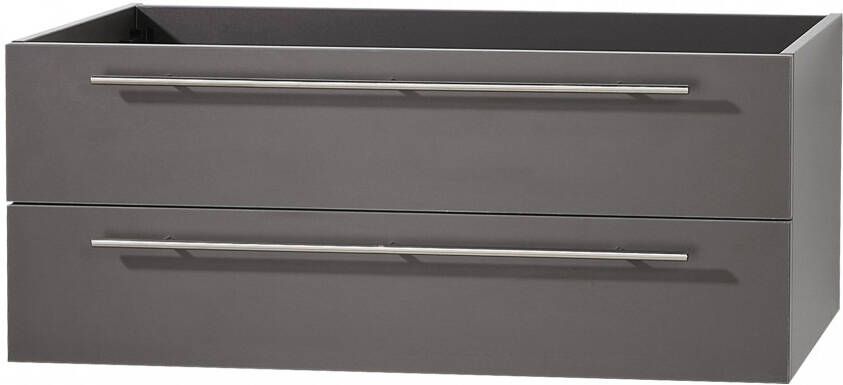 Differnz Force Onderkast 100x40x48cm 2 lades met softclose MDF Grijs 36.009.63