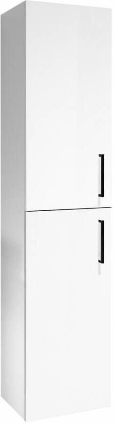 Differnz Hilde hoge kast links rechts 160 cm MDF hoogglans wit