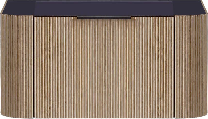 Differnz Olle onderkast met ribbelfront 90cm eiken