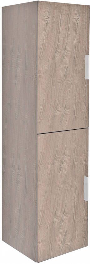 Differnz Badkamerkast Shout Hoge kast Hangend Links Rechts 35x140x35cm MDF Licht Eiken Softclose