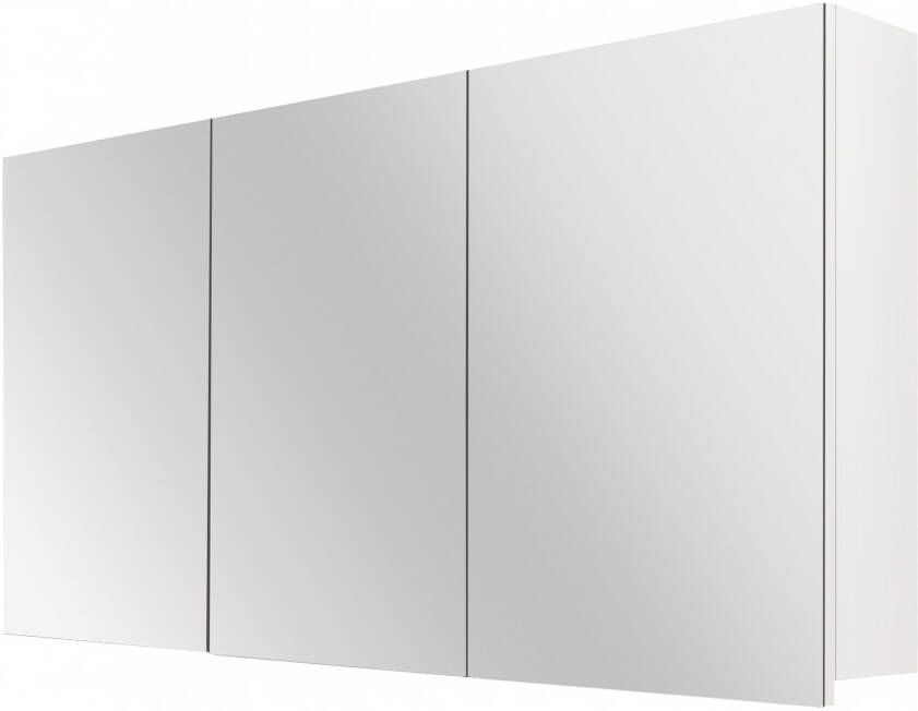 Differnz kast 120x60x15cm 3 deuren met spiegel MDF Wit 36.701.16