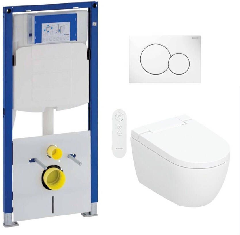 Geberit UP320 toiletset met Geberit Aquaclean Alba douche wc