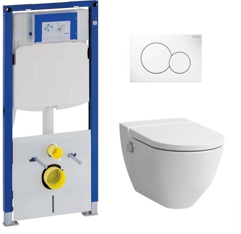 Geberit UP320 toiletset met Laufen Navia douche wc