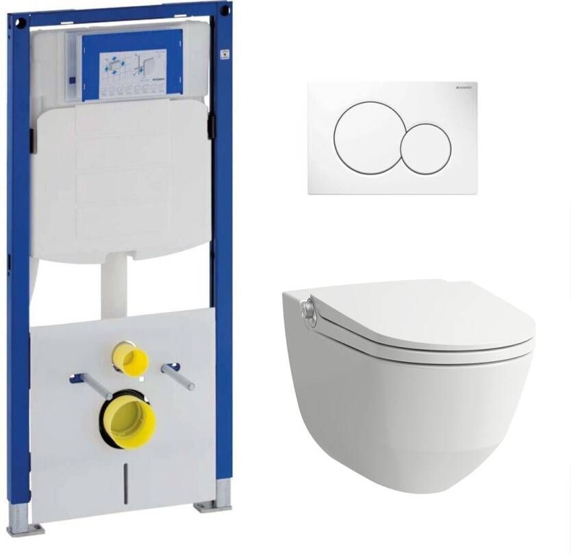Geberit UP320 toiletset met Laufen Riva douche wc