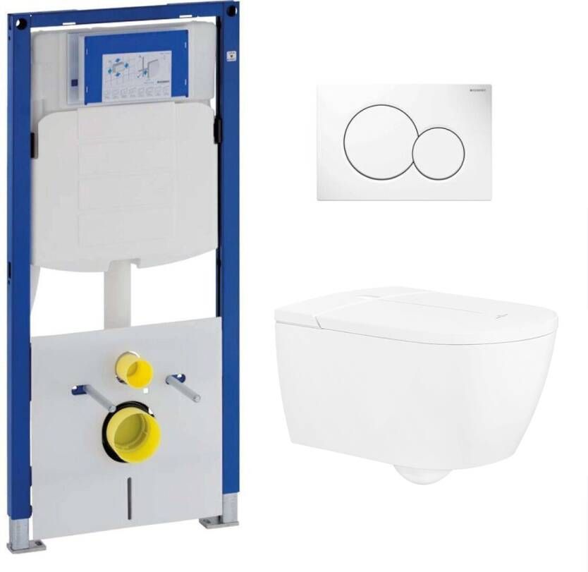 Geberit UP320 toiletset met Villeroy & Boch ViClean douche wc