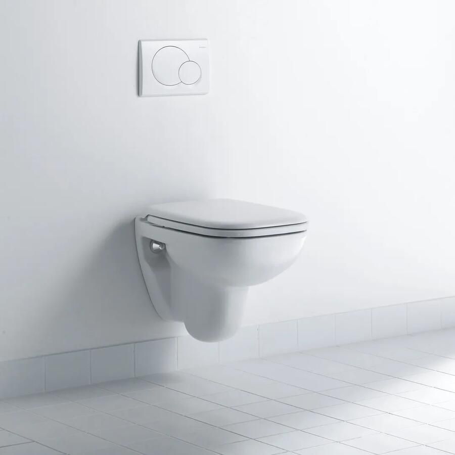 Duravit D-Code compact toilet diepspoel wit glans