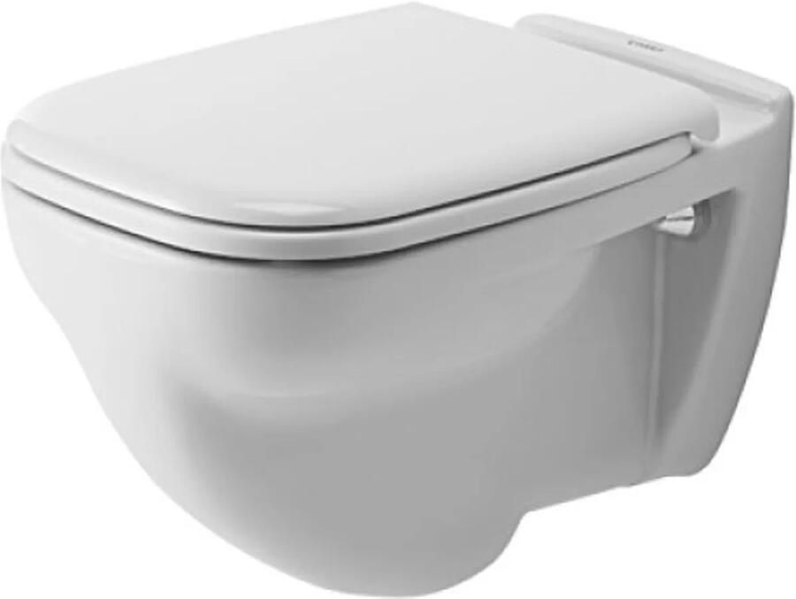 Duravit D-Code hangend toilet vlakspoel wit glans