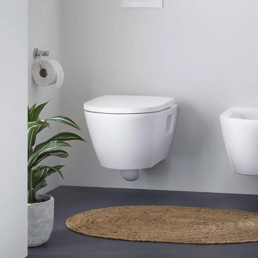 Duravit D-Neo randloos toilet wit glans