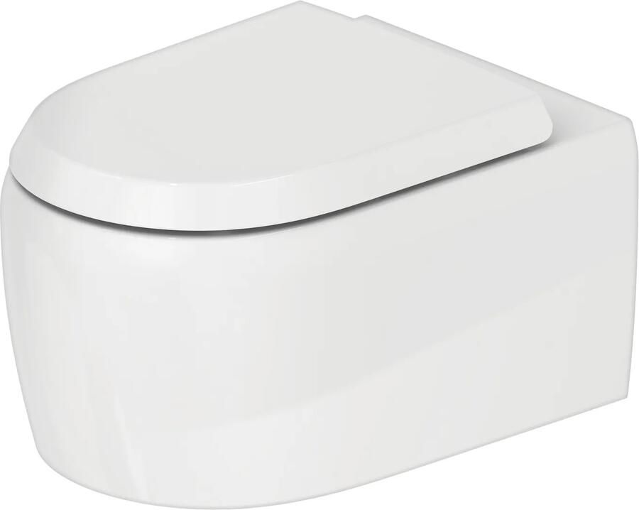Duravit Qatego randloos toilet wit glans
