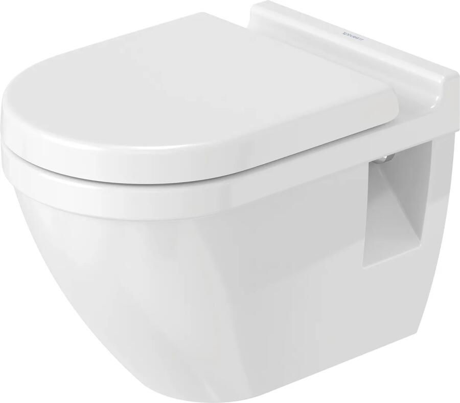 Duravit Starck 3 hangend toilet vlakspoel wit glans