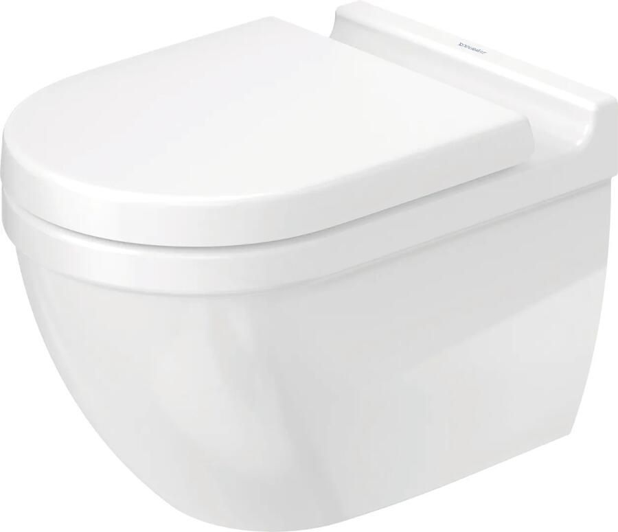 Duravit Starck 3 randloos toilet wit glans