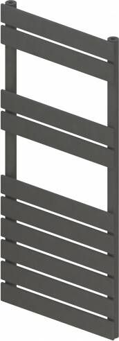 Eastbrook Addington type 10 handdoekradiator 50x110cm staal 610W antraciet