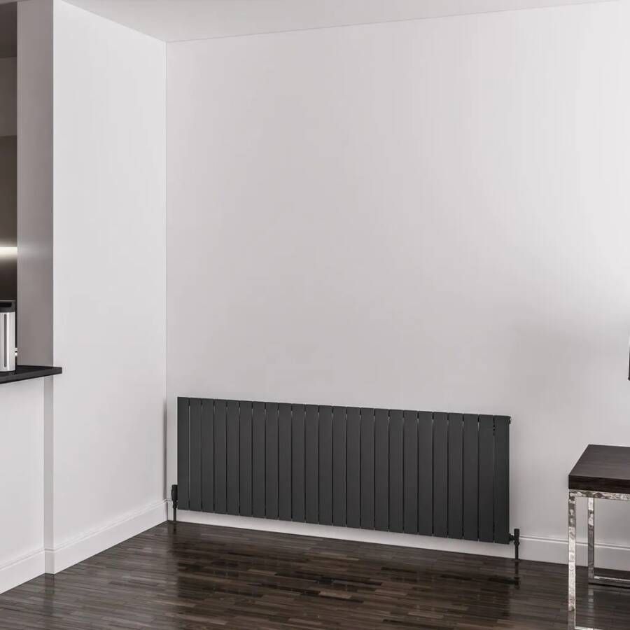 Eastbrook Addington type 10 radiator 175x60cm aluminium 1772W antraciet mat