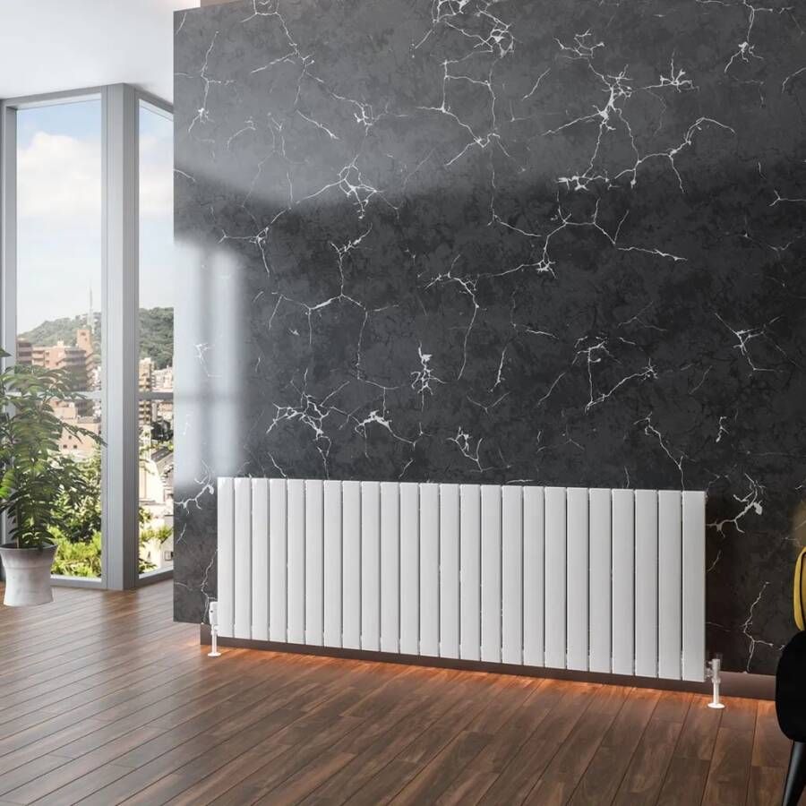 Eastbrook Addington type 10 radiator 175x60cm aluminium 1772W wit glans