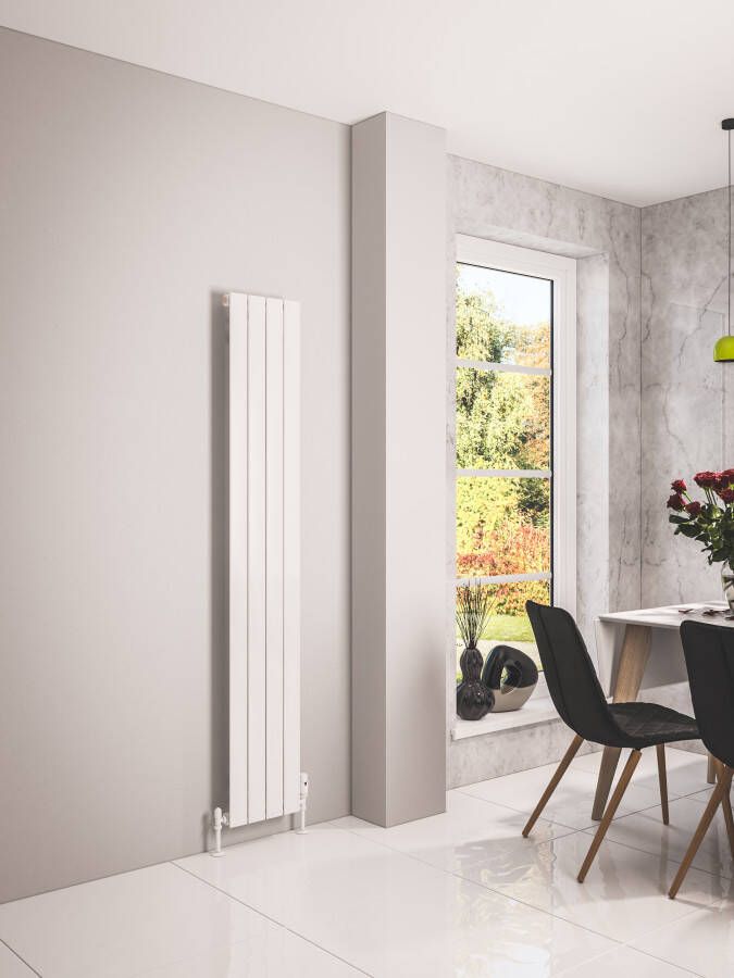Eastbrook Addington type 10 radiator 30x180cm staal 744W wit glans