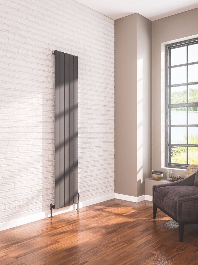 Eastbrook Addington type 10 radiator 35x180cm staal 931W antraciet