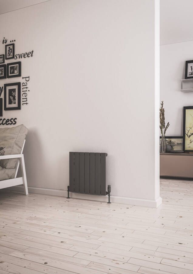 Eastbrook Addington type 10 radiator 50x50cm staal 414W antraciet