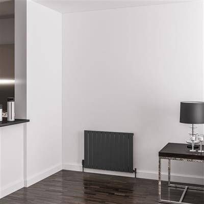 Eastbrook Addington type 10 radiator 80x60cm aluminium 865W antraciet