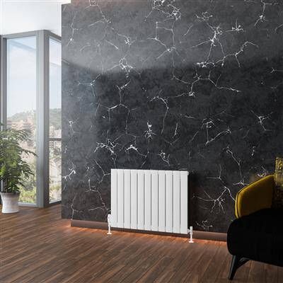 Eastbrook Addington type 10 radiator 80x60cm aluminium 865W wit glans