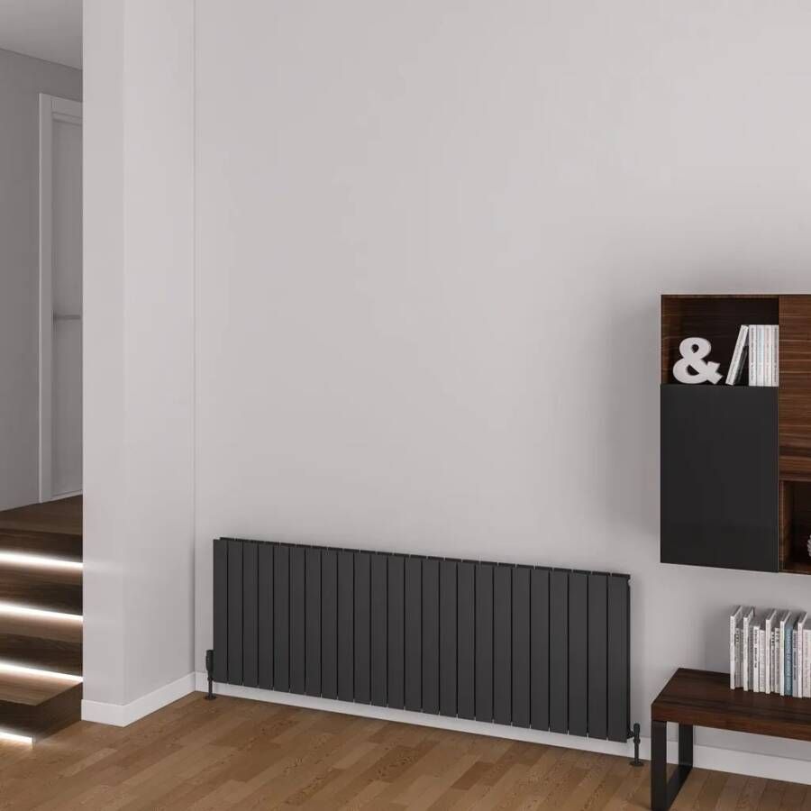Eastbrook Addington type 20 radiator 175x60cm aluminium 2654W antraciet mat