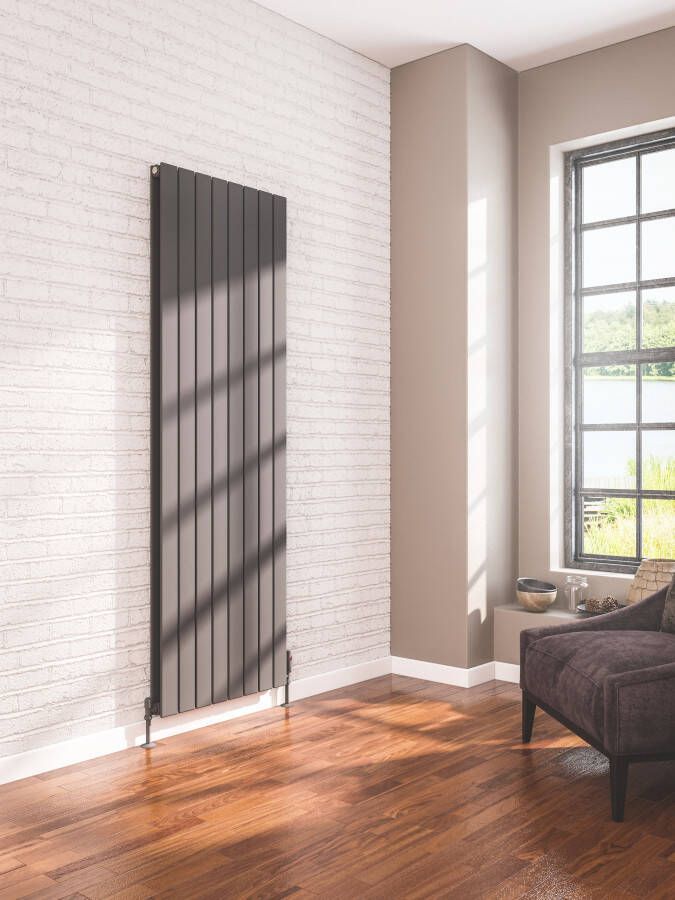 Eastbrook Addington type 20 radiator 60x180cm staal 2127W antraciet