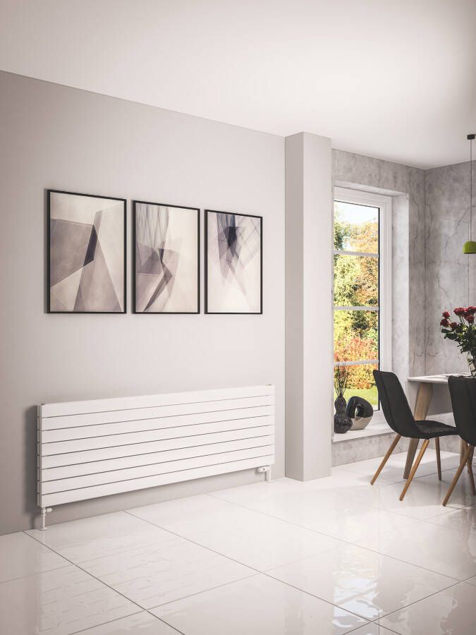 Eastbrook Addington type 20 radiator 60x180cm staal 2127W wit glans