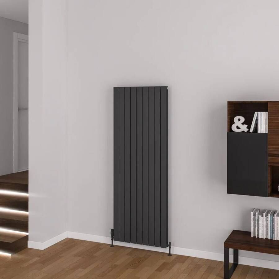 Eastbrook Addington type 20 radiator 65x180cm aluminium 2691W antraciet mat
