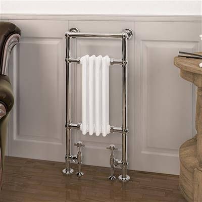 Eastbrook Avon radiator 45x95cm 450W chroom wit glans