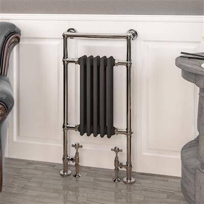 Eastbrook Avon radiator 50x95cm 530W chroom antraciet