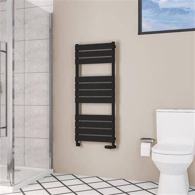 Eastbrook Deddington handdoekradiator 50x120cm 725W zwart mat