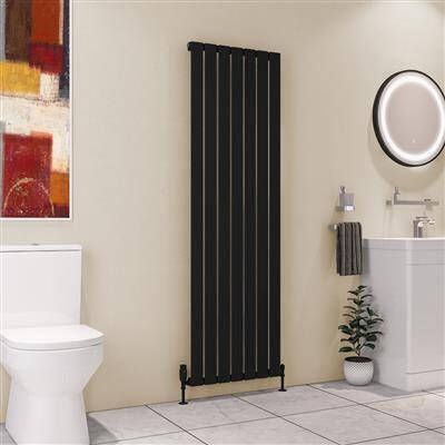 Eastbrook Deddington radiator 55x180cm 1440W zwart mat