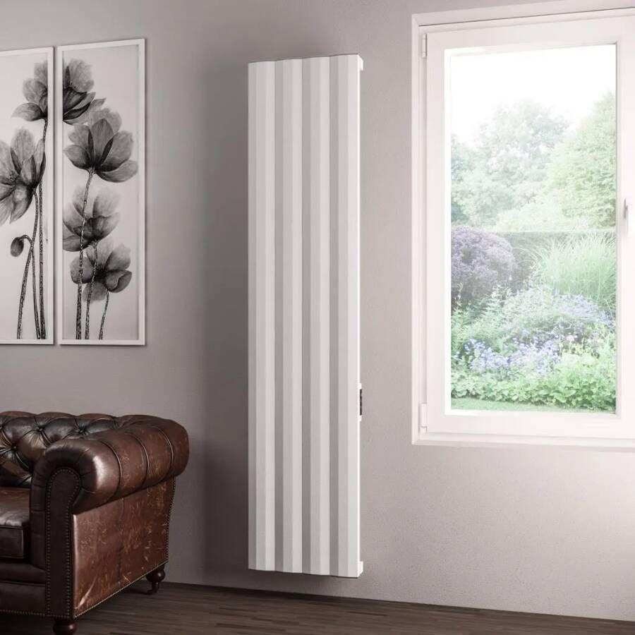 Eastbrook Derwent elektrische paneelradiator 40x180cm 800W wit mat