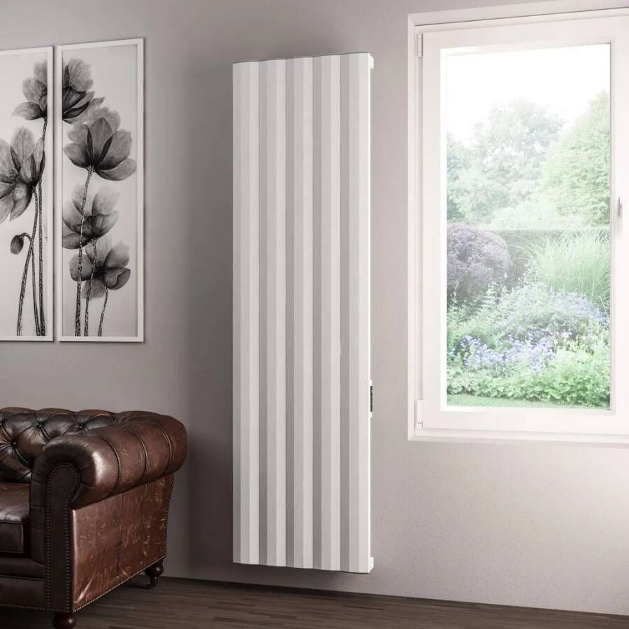 Eastbrook Derwent elektrische paneelradiator 50x180cm 1000W wit mat
