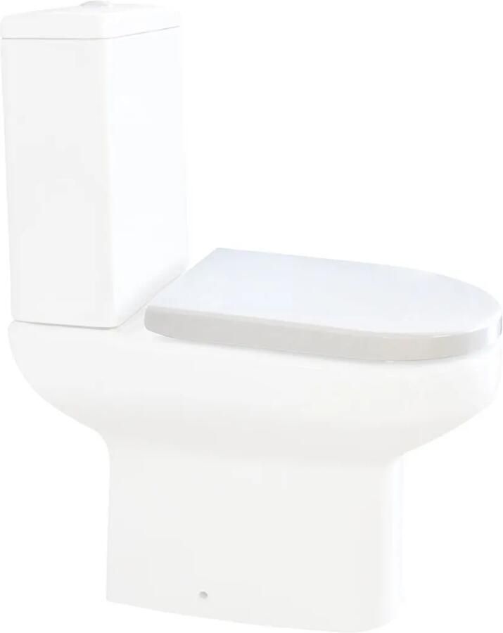 Eastbrook Andelle softclose toiletzitting wit glans